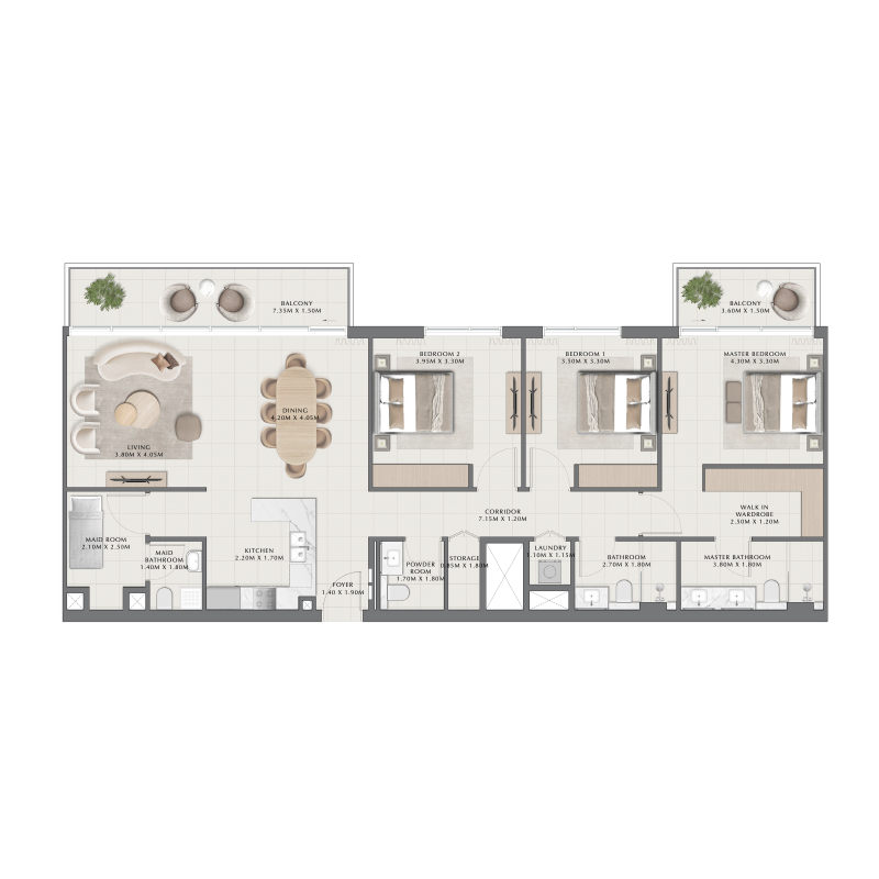 Apartments plan