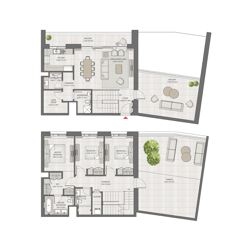 Townhouse plan