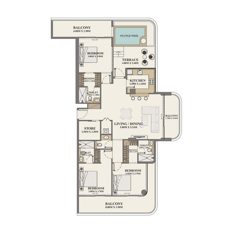 Apartments plan