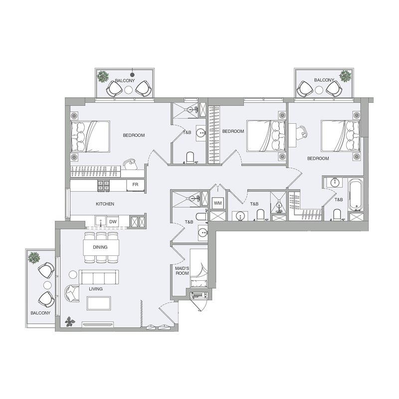 Apartments plan