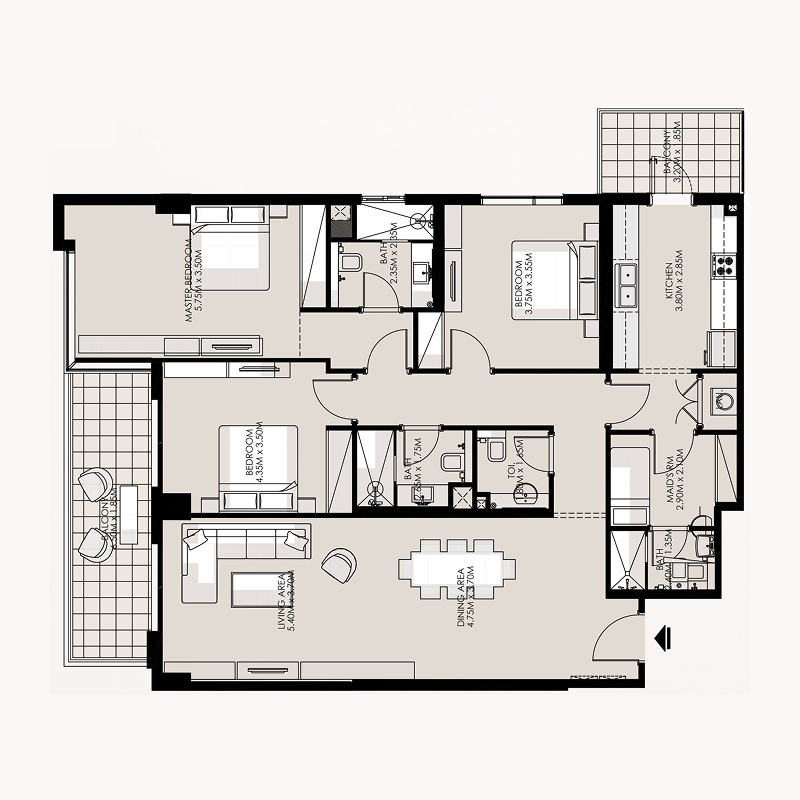 Apartments plan