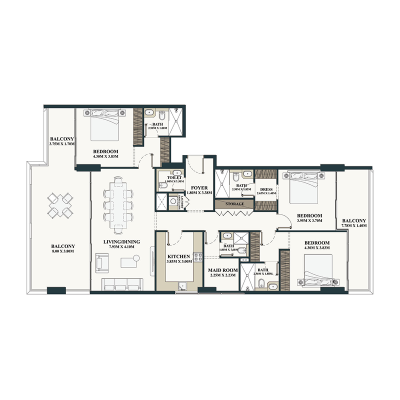 Apartments plan