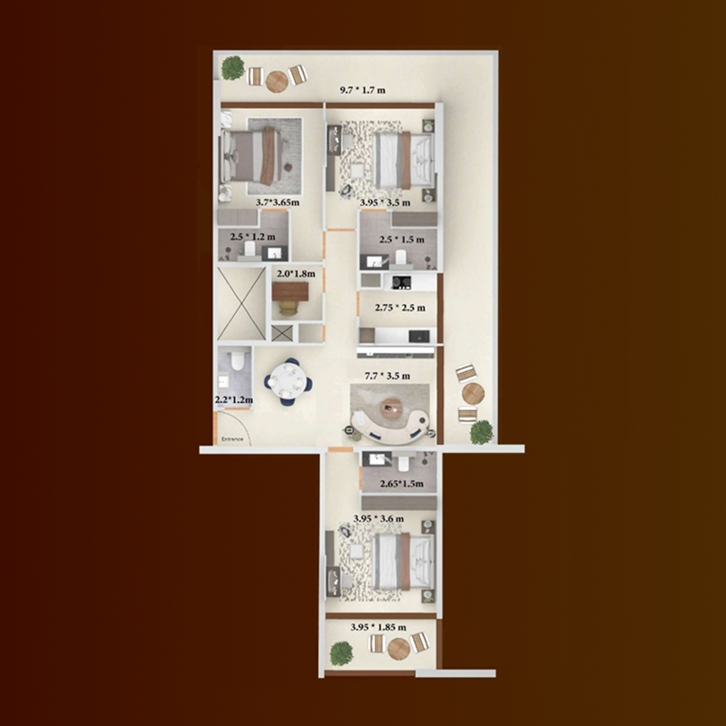 Apartments plan