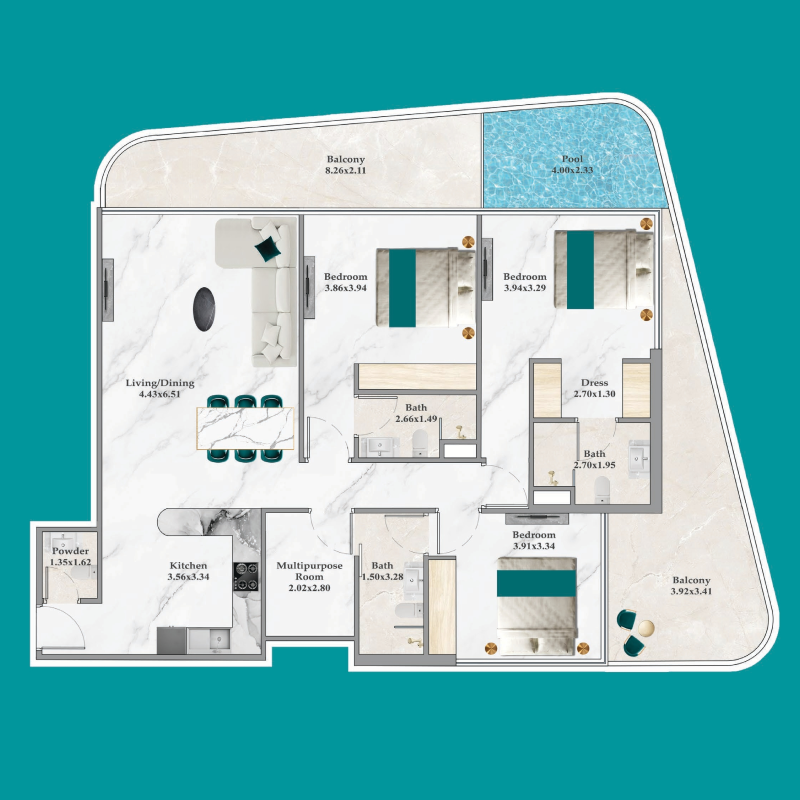 Apartments plan
