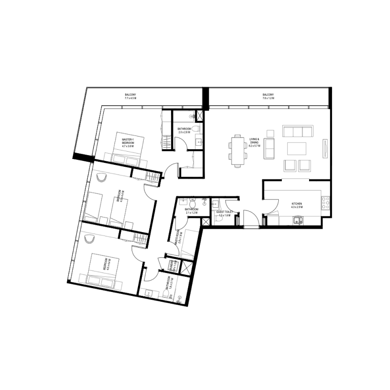 Apartments plan