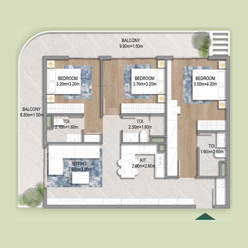 Apartments plan