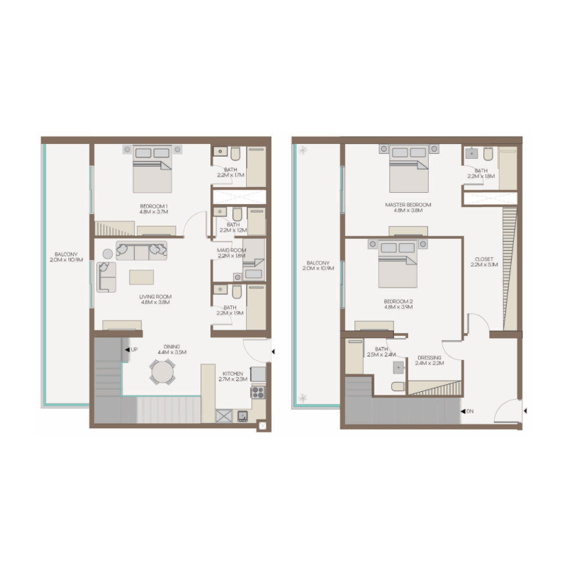 Duplex plan