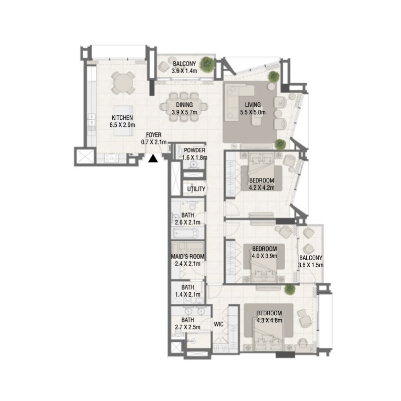 Apartments plan