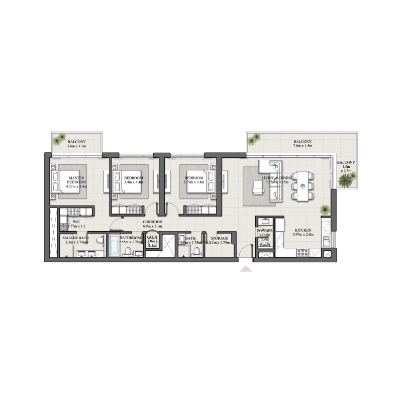 Apartments plan