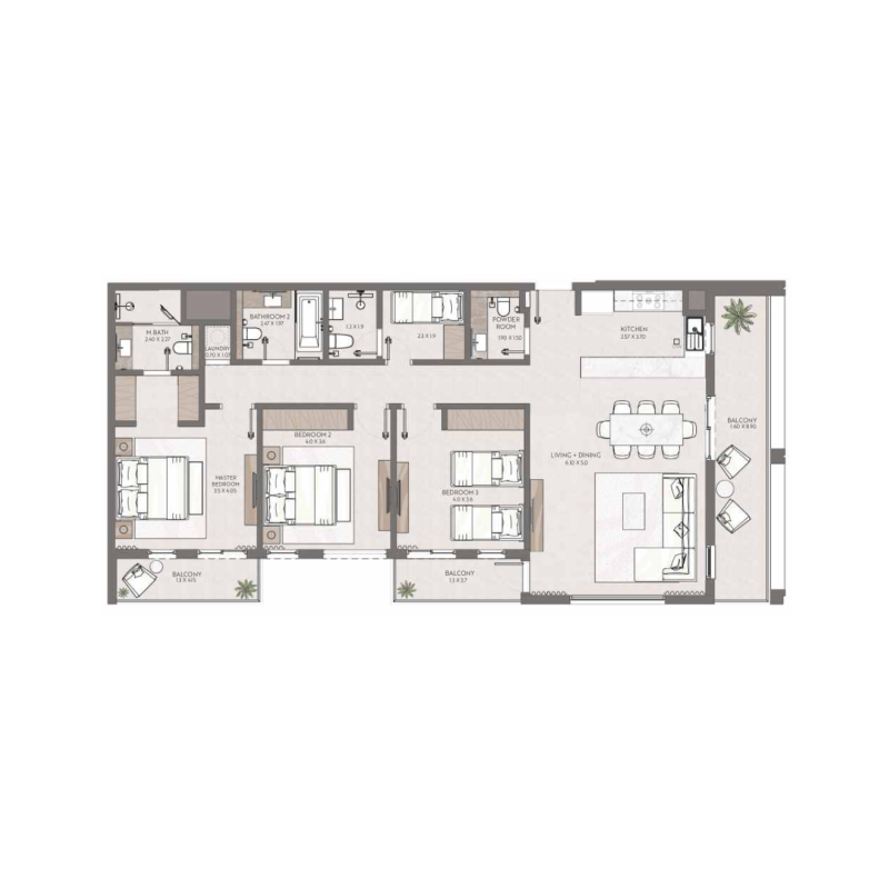 Apartments plan