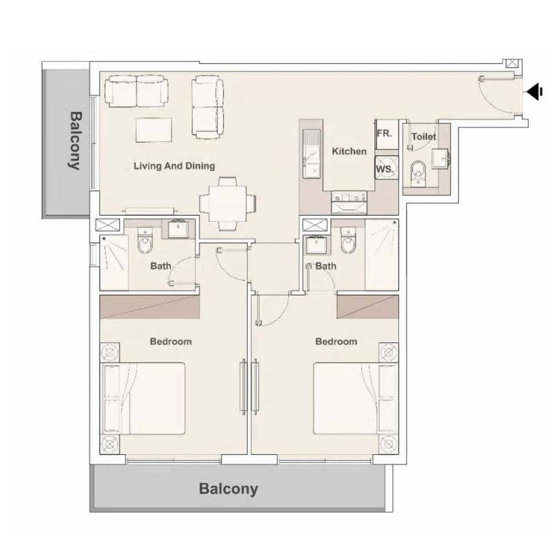 Apartments plan