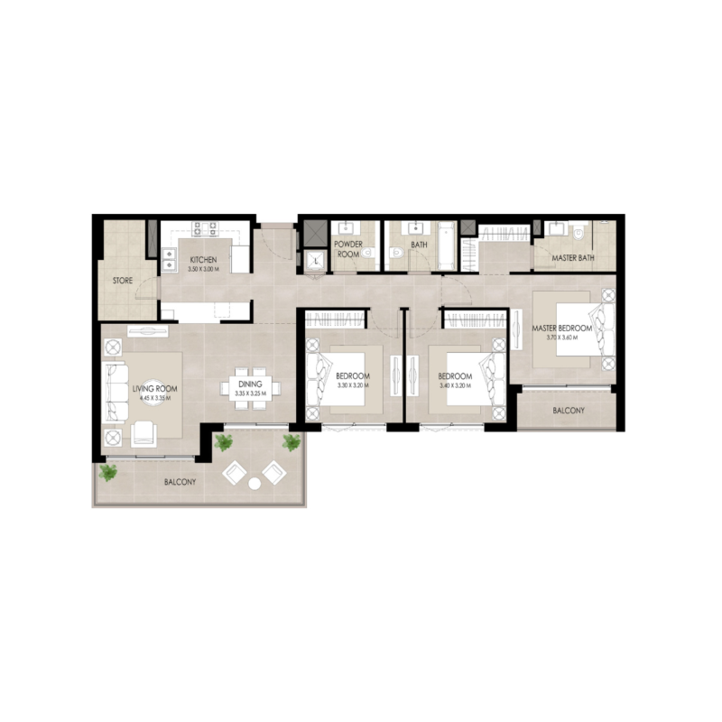 Apartments plan