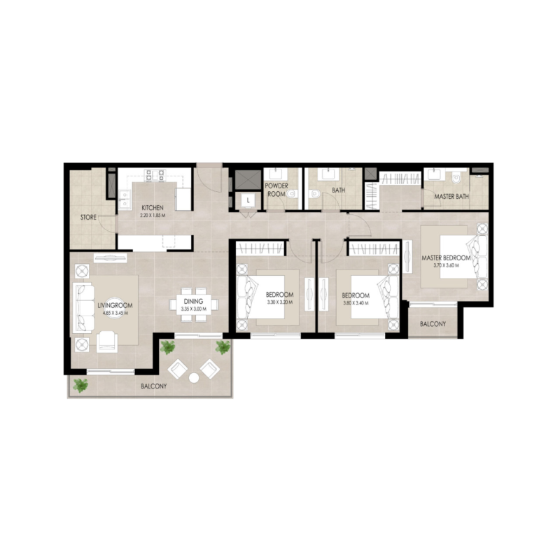 Apartments plan