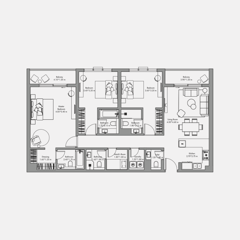 Apartments plan
