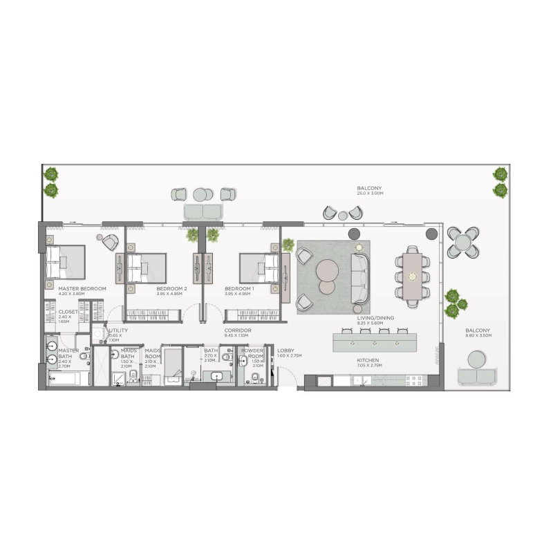 Apartments plan