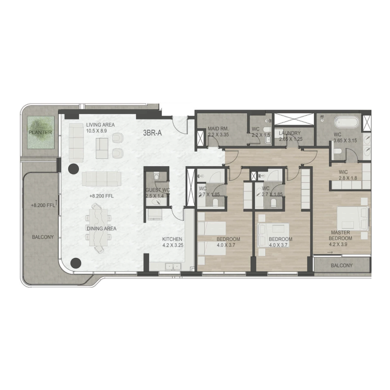 Apartments plan