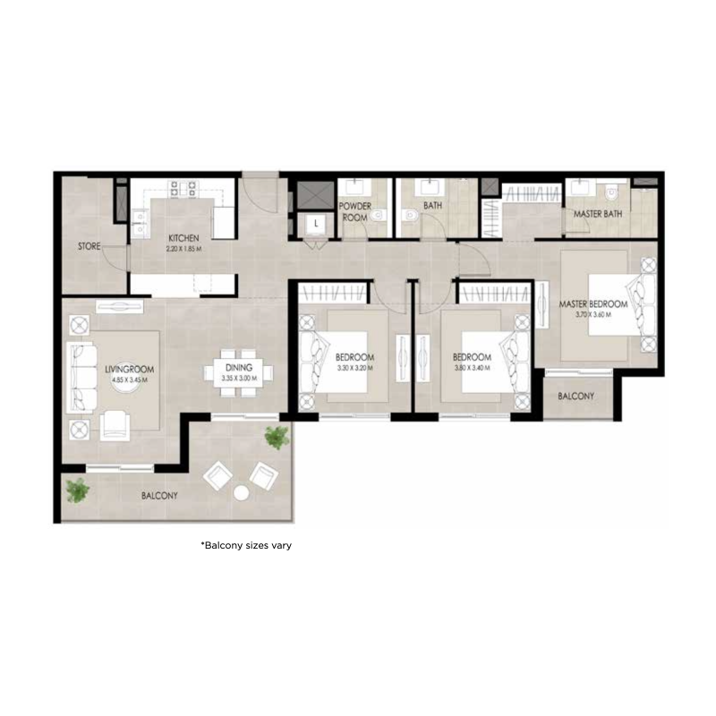 Apartments plan
