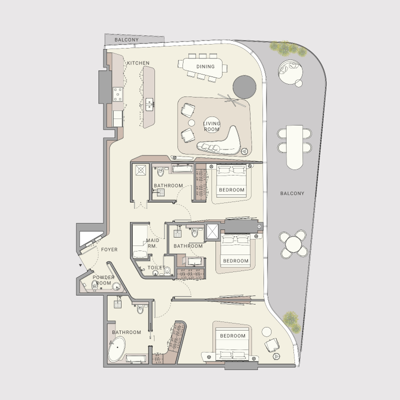 Apartments plan