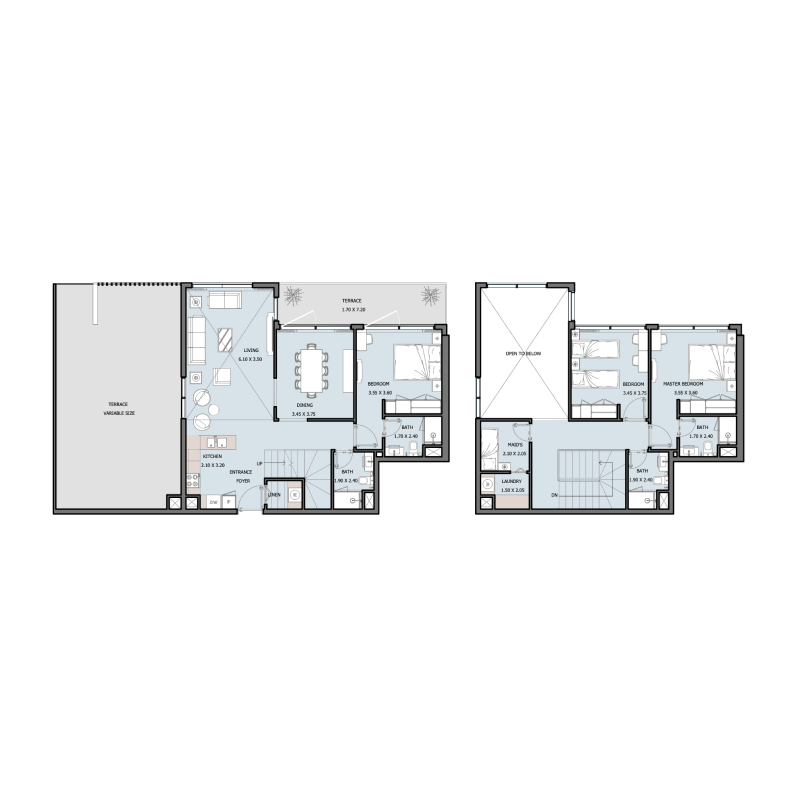 Penthouse plan