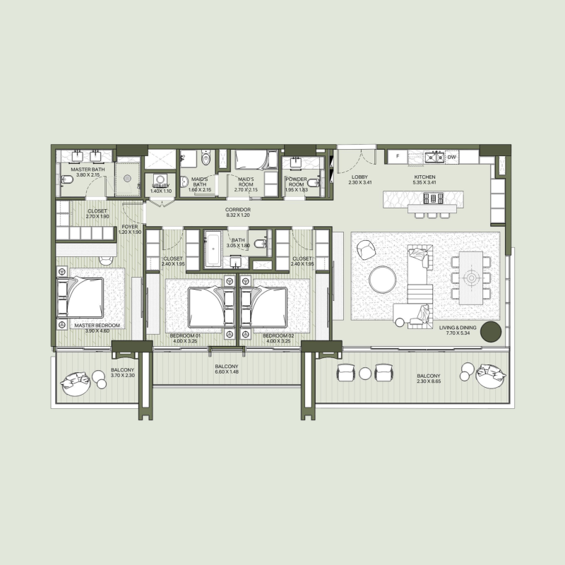 Apartments plan