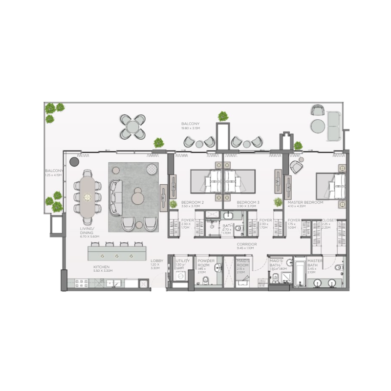 Apartments plan
