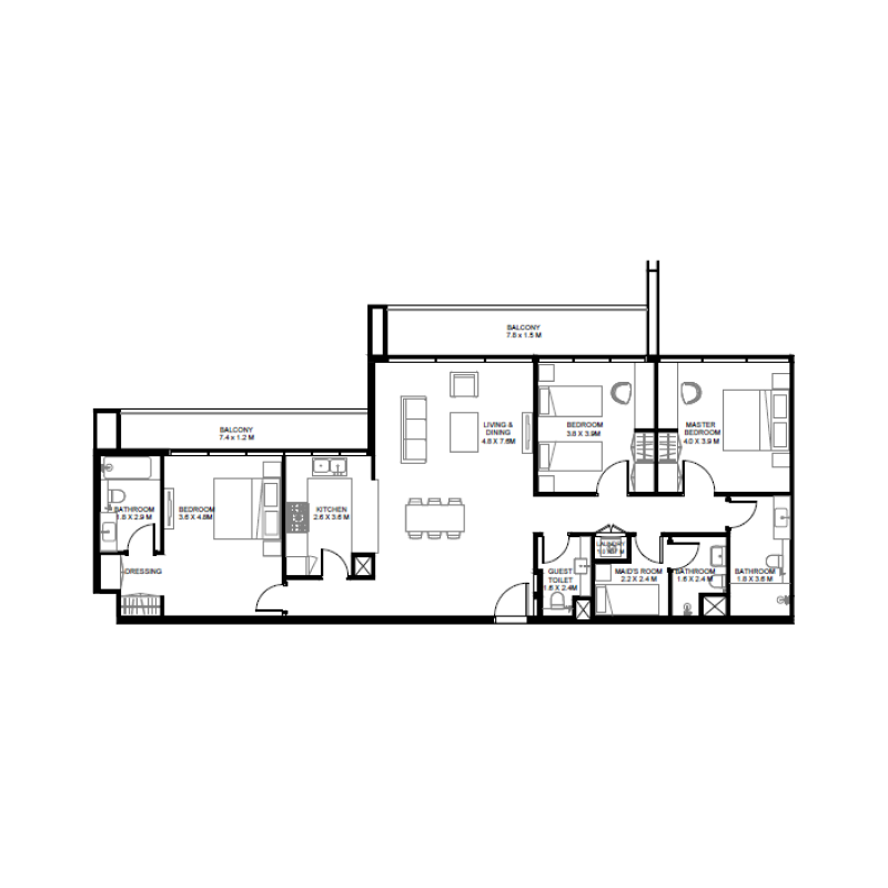 Apartments plan