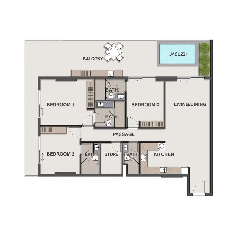 Apartments plan