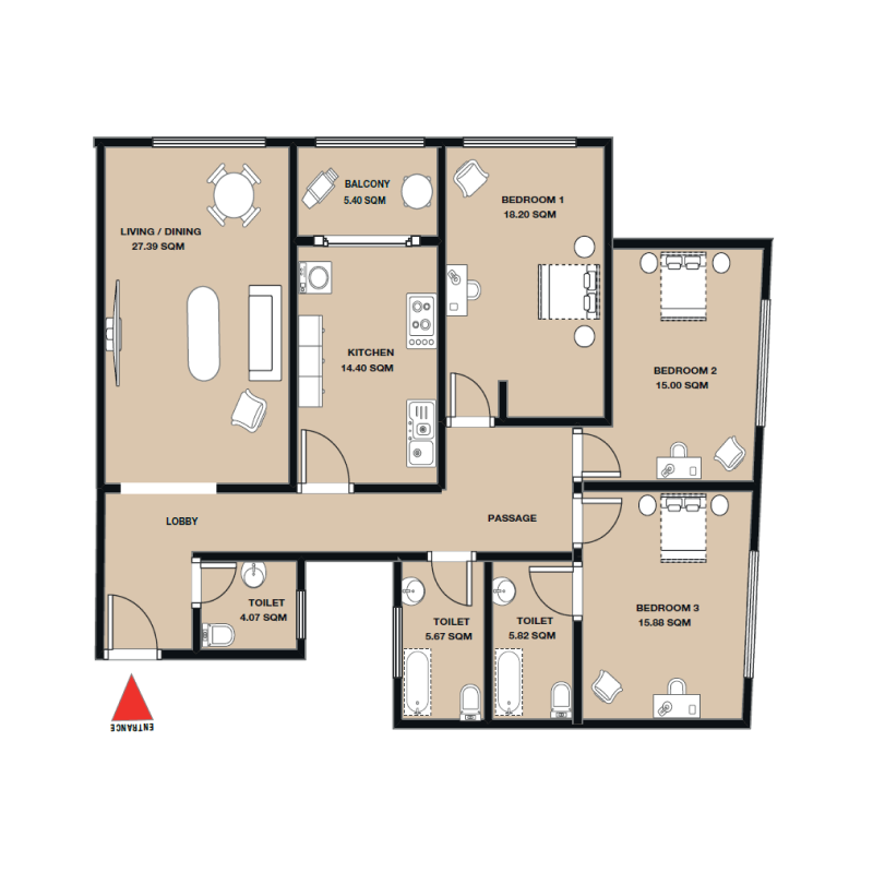 Apartments plan