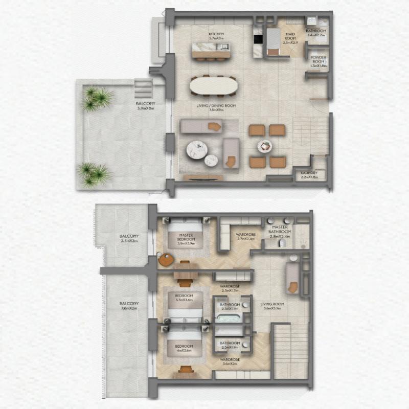 Duplex plan