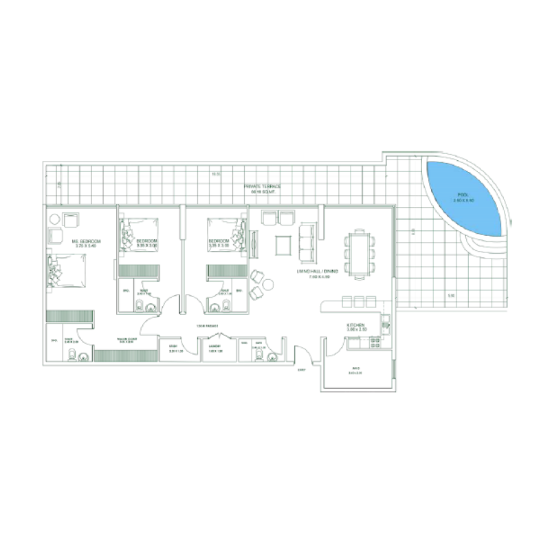 Penthouse plan