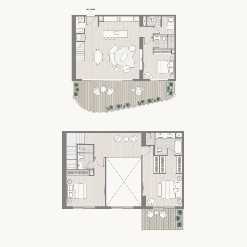 3 Bedroom Duplex plan