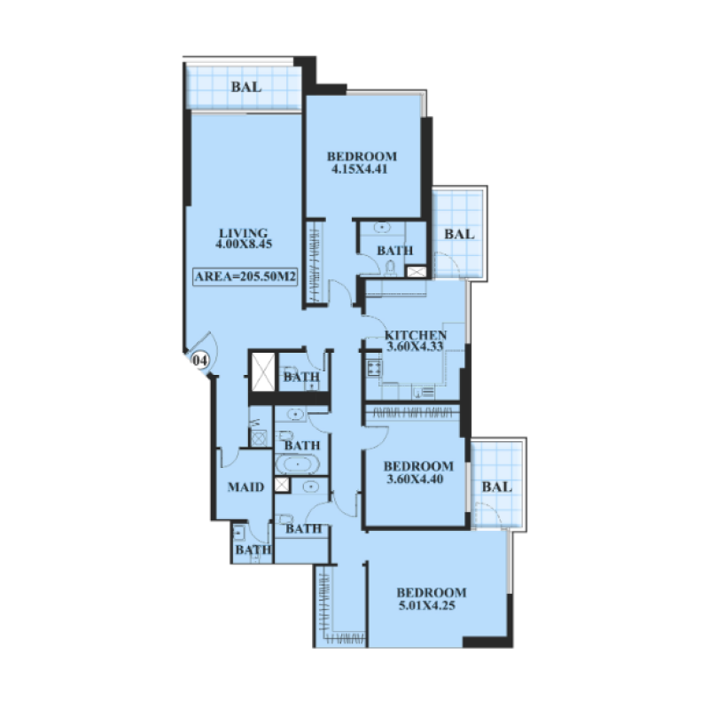 Apartments plan