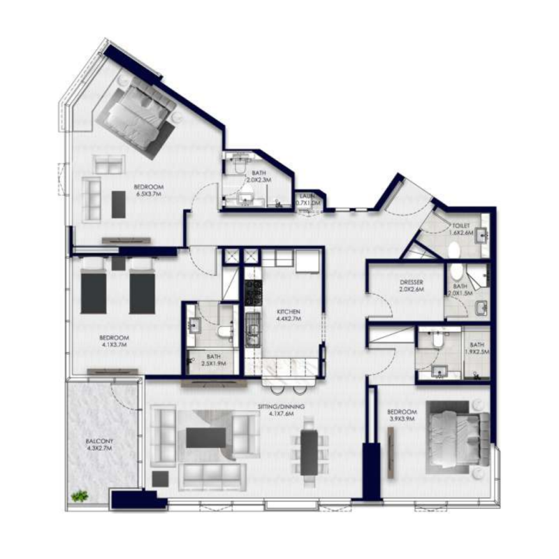 Apartments plan
