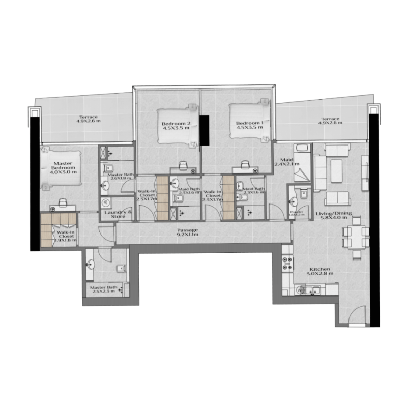 Apartments plan