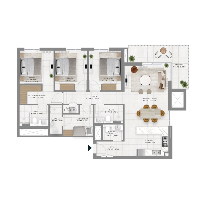 Apartments plan