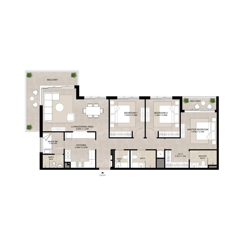 Apartments plan