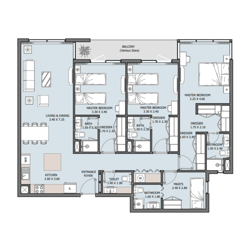 Apartments plan