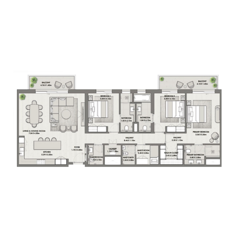 Apartments plan