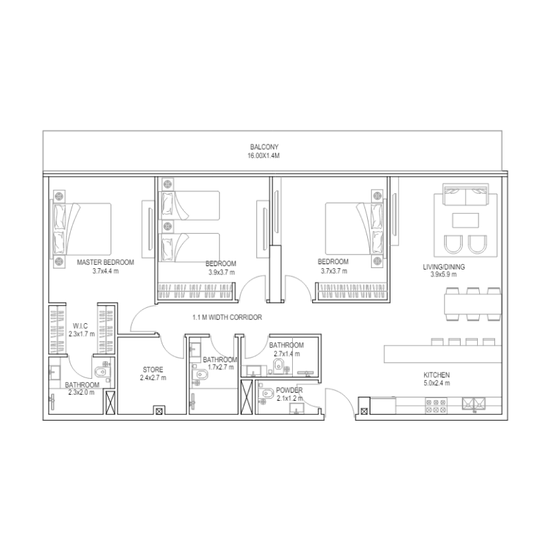 Apartments plan