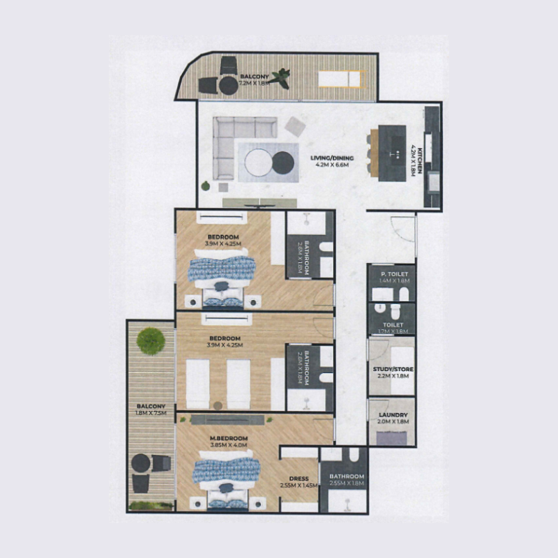 Apartments plan