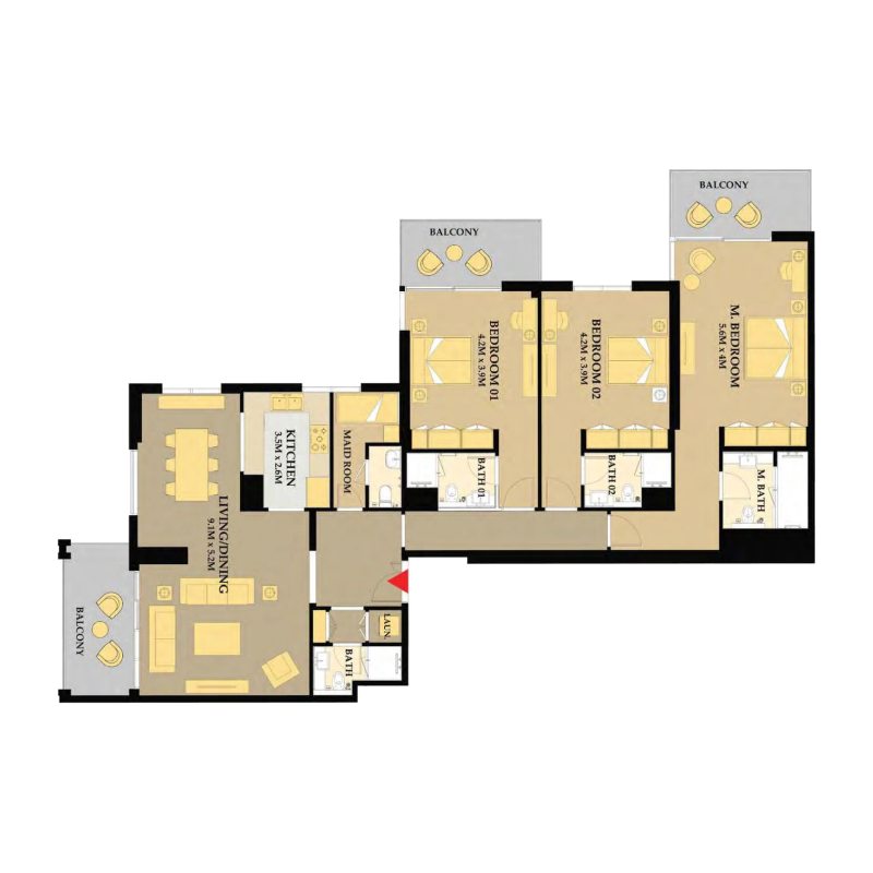 Apartments plan