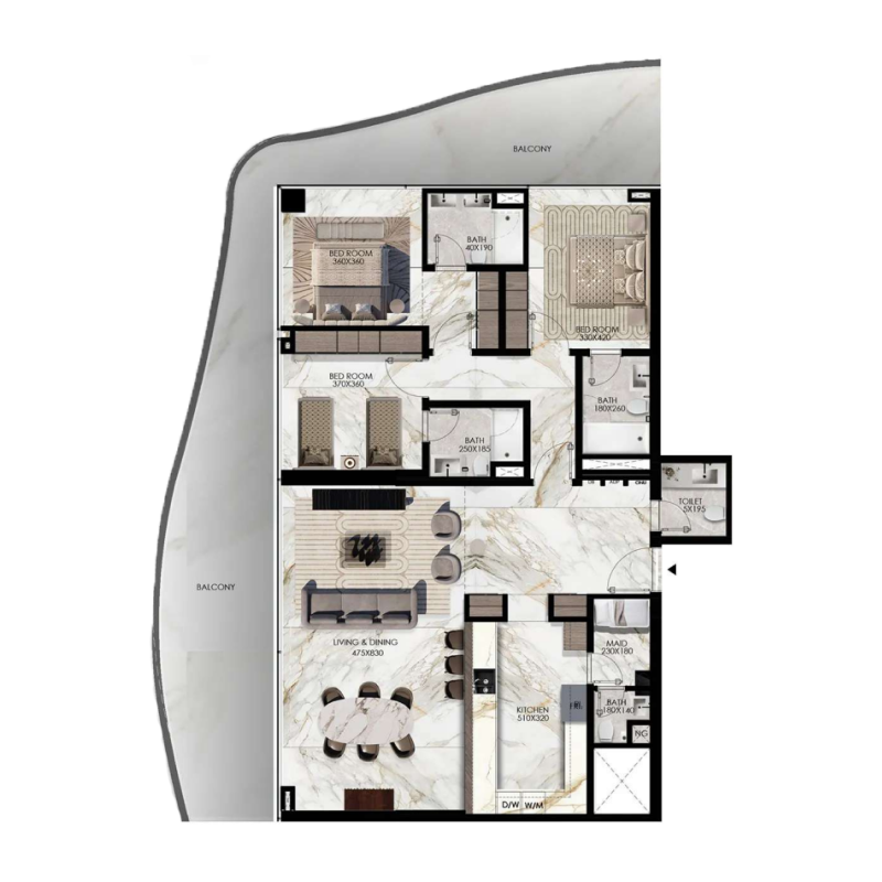 Apartments plan