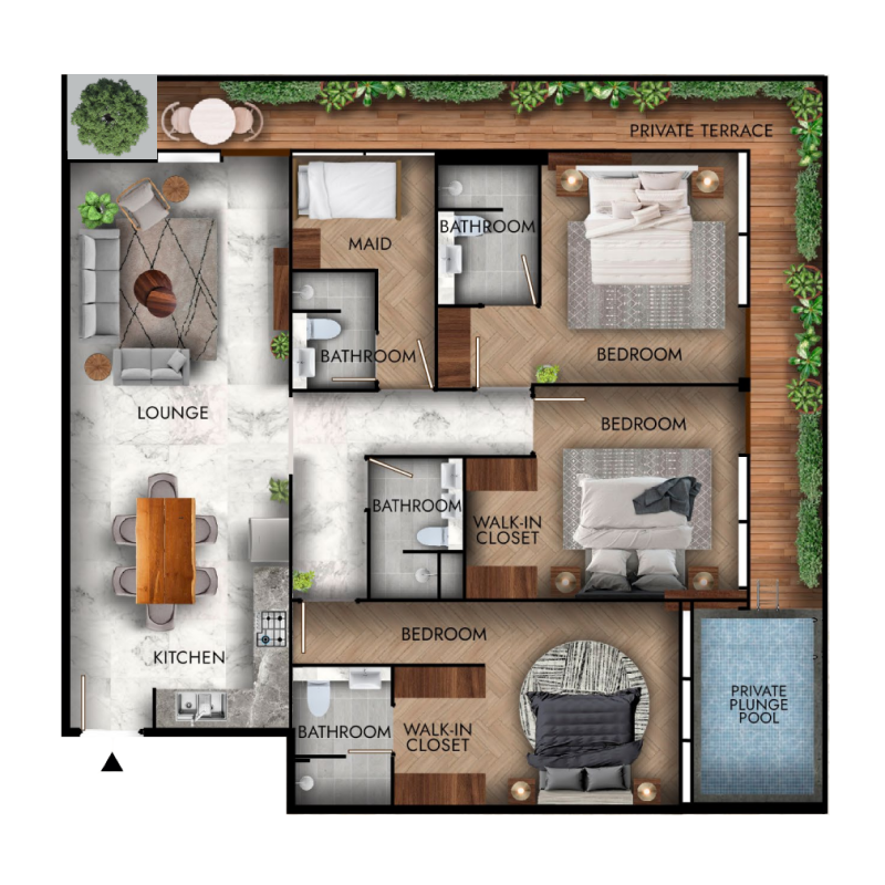 Apartments plan
