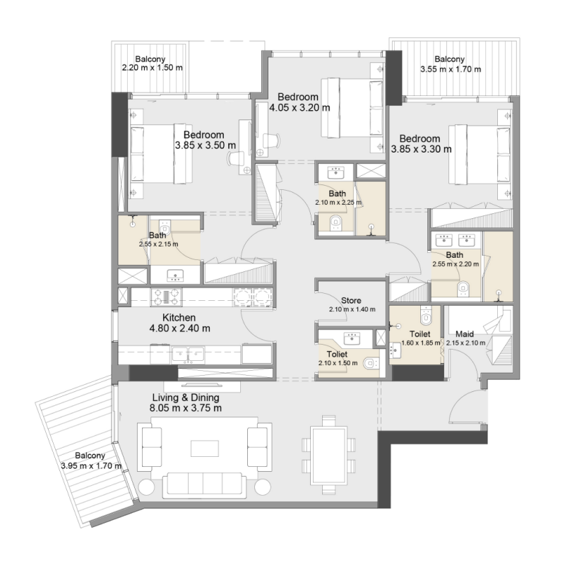 Apartments plan