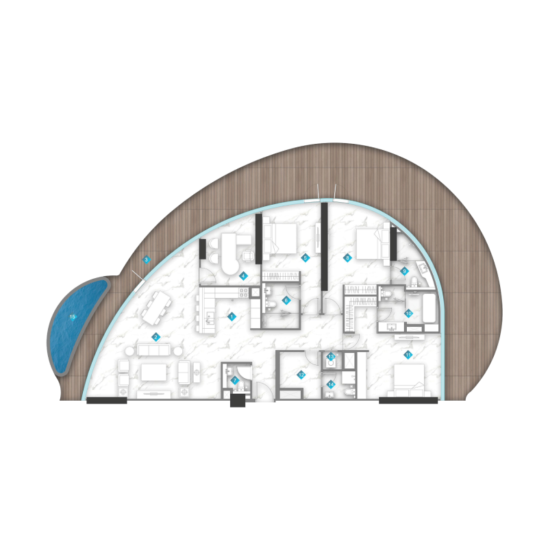 Apartments plan