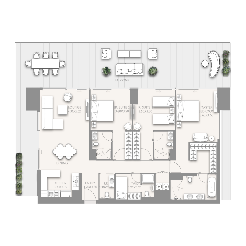 Apartments plan