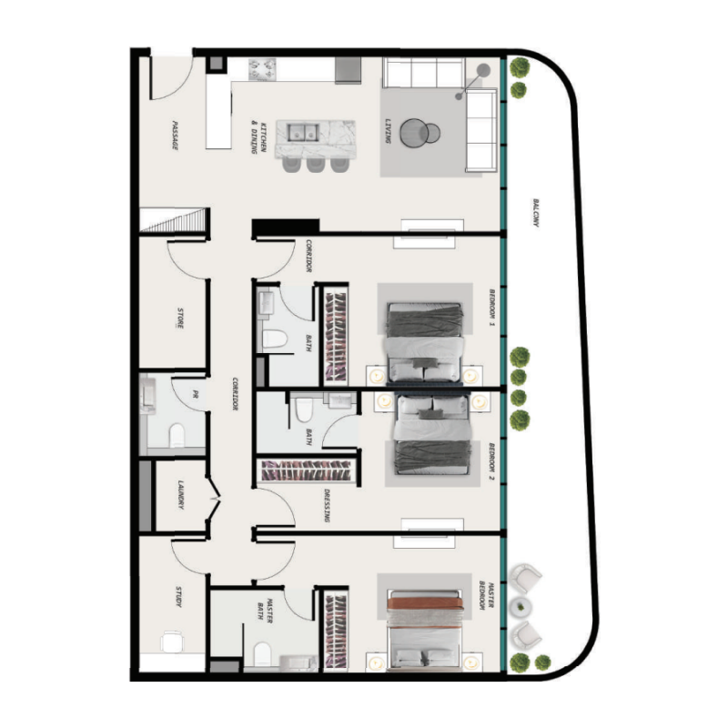 Apartments plan
