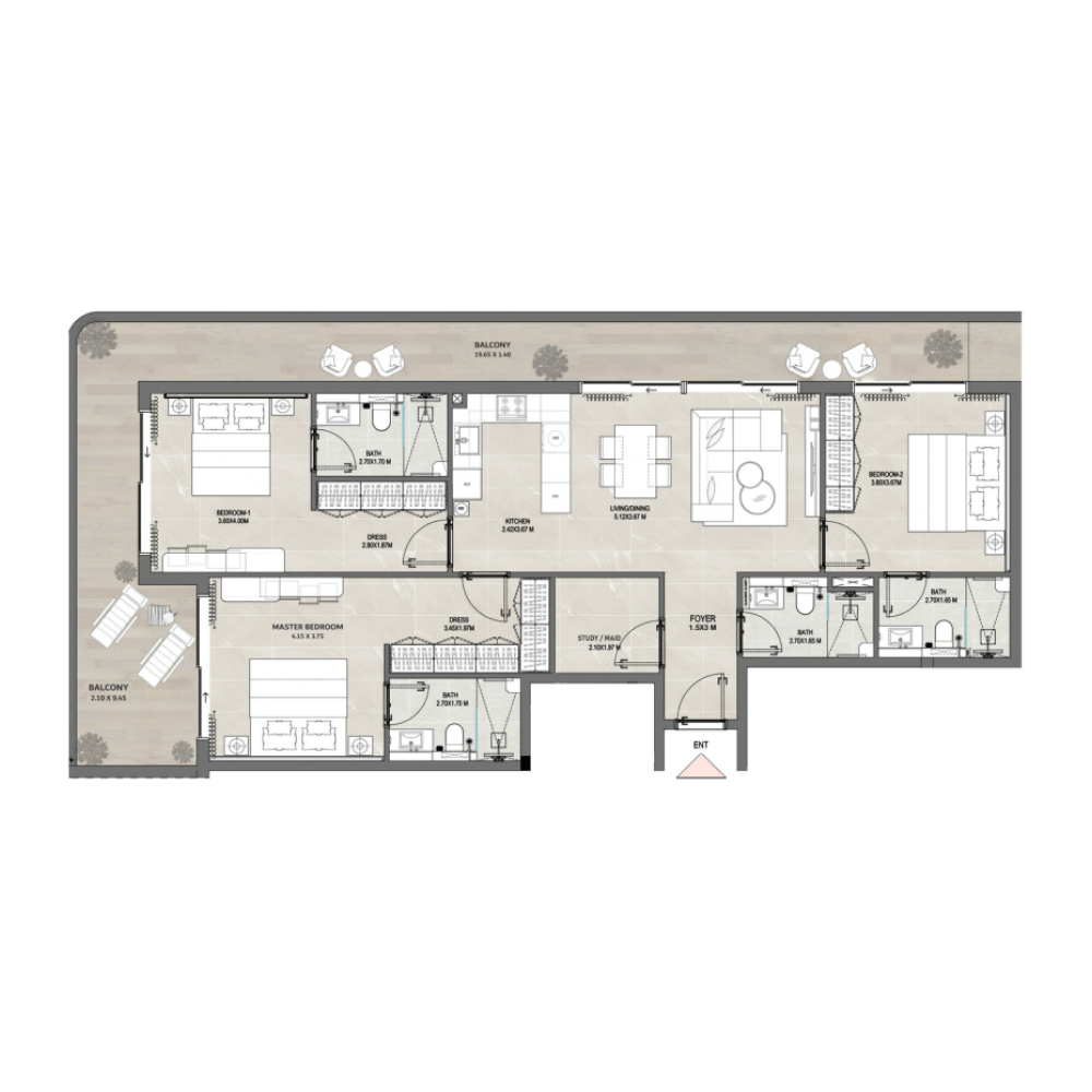 Apartments plan