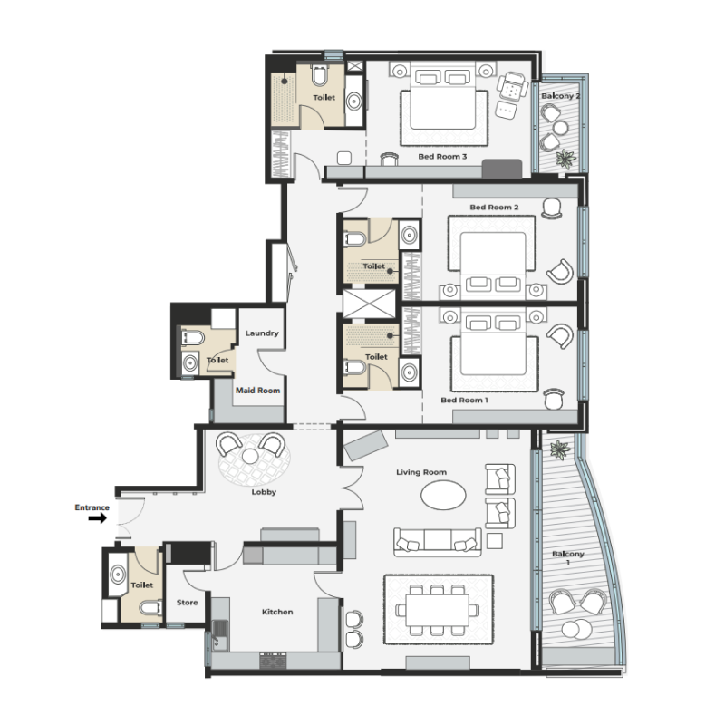 Apartments plan