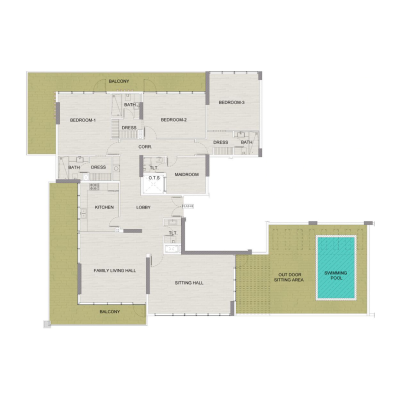 Penthouse plan